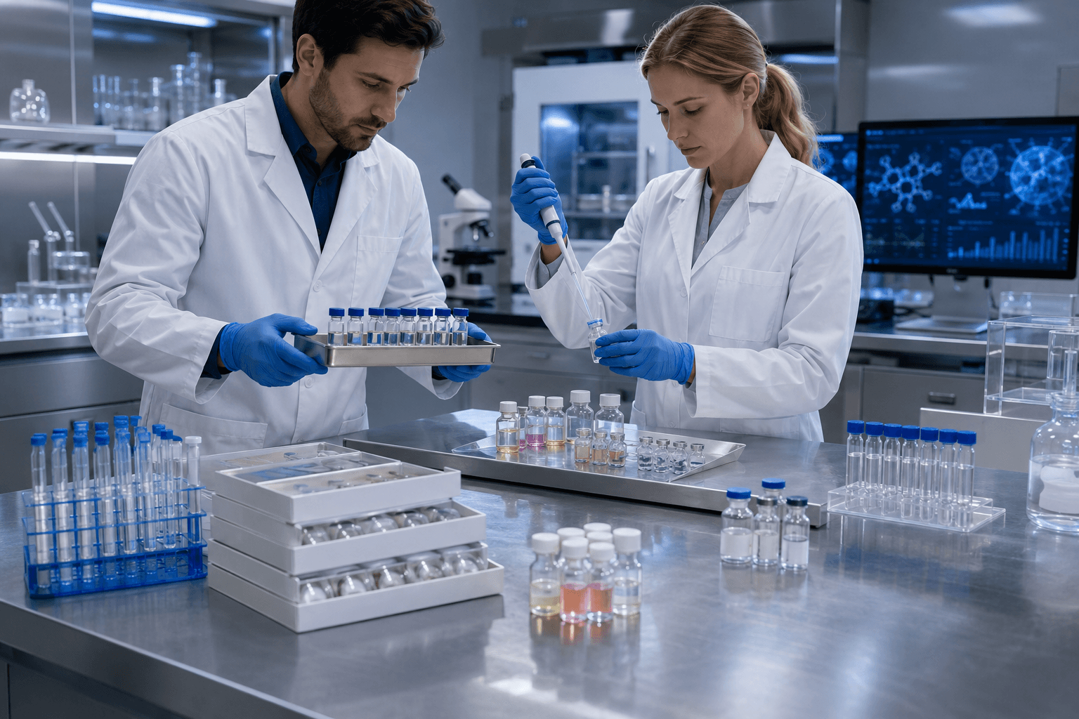 Peptide Blends and Stacks for Combined Research